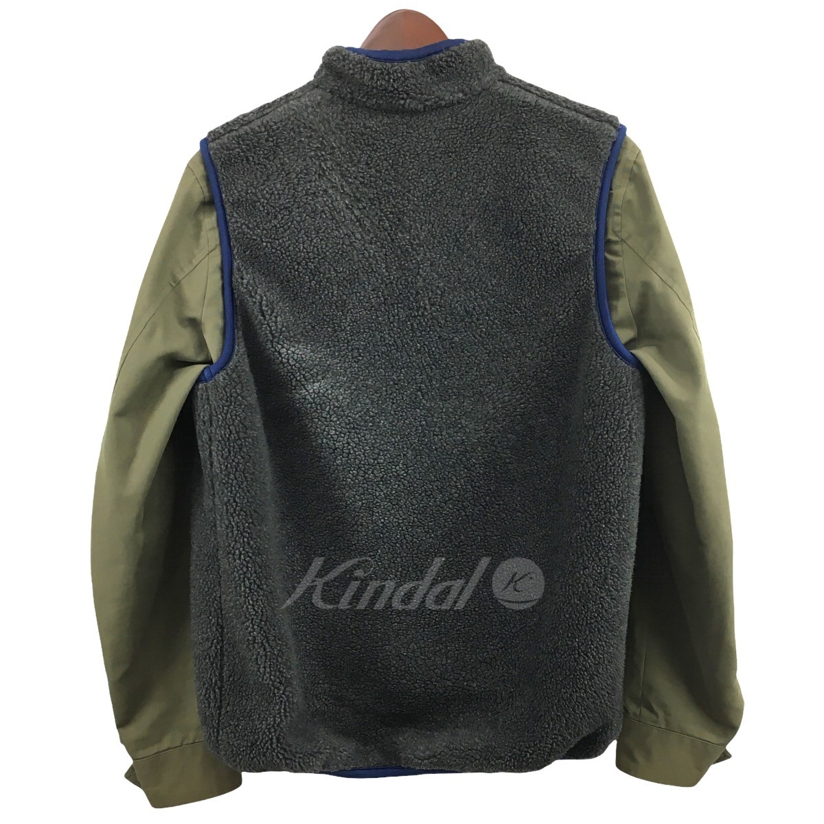 kolor BEACON　15AW ダウンベストドッキングジャケット kolor BEACON ボアベスト ドッキング 切替 ジャケット ：8056000108286