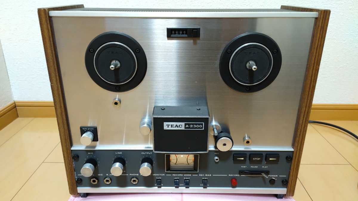 倉庫整理】【ジャンク】通電確認済 昭和レトロ TEAC ティアック