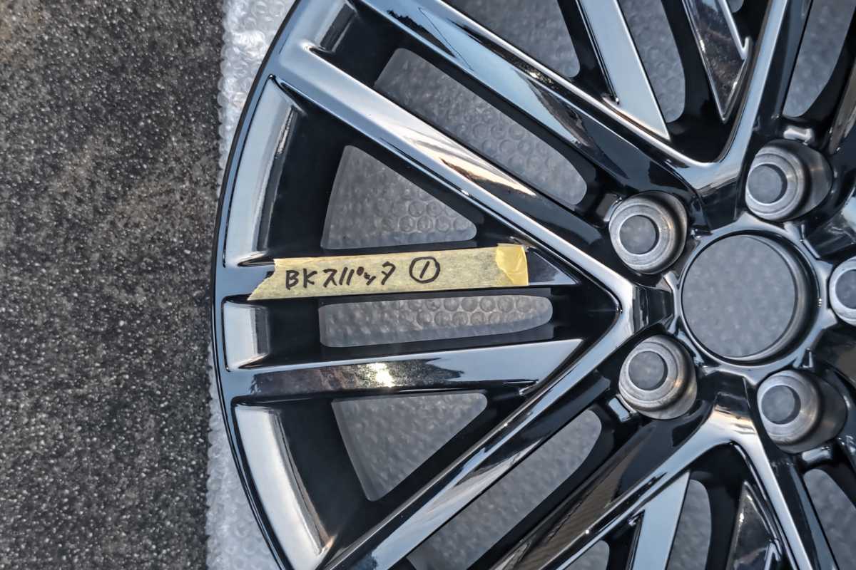 ① TOYOTA CROWN 210 クラウン アスリート ロイヤル 特別仕様車 ブラックスタイル ブラックスパッタリングメッキ ホイール 18インチ トヨタ クラウン アスリート 2.5 ワンオーナー Athlete
