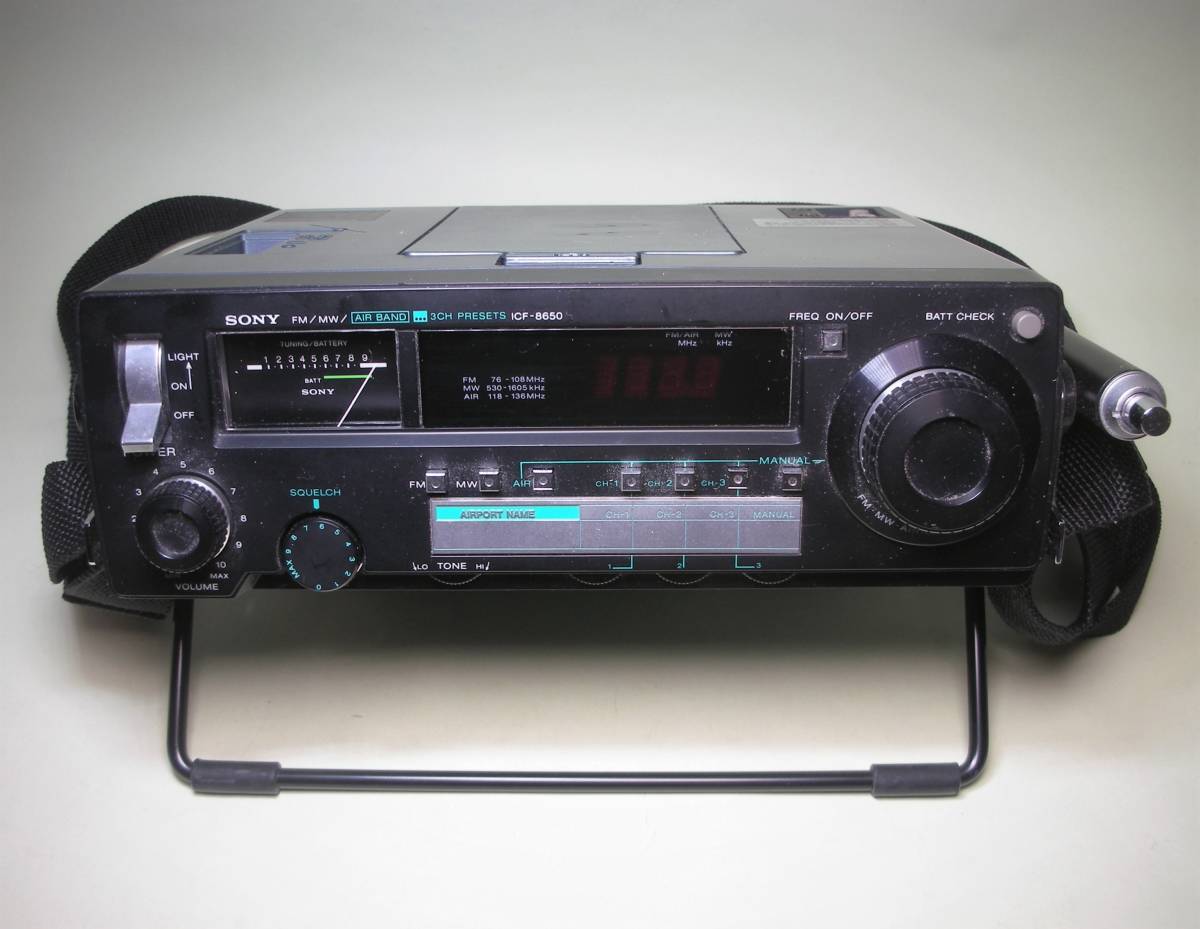 SONY ソニー ICF-8650 ラジオ ベルト付き(アンティーク)｜売買された