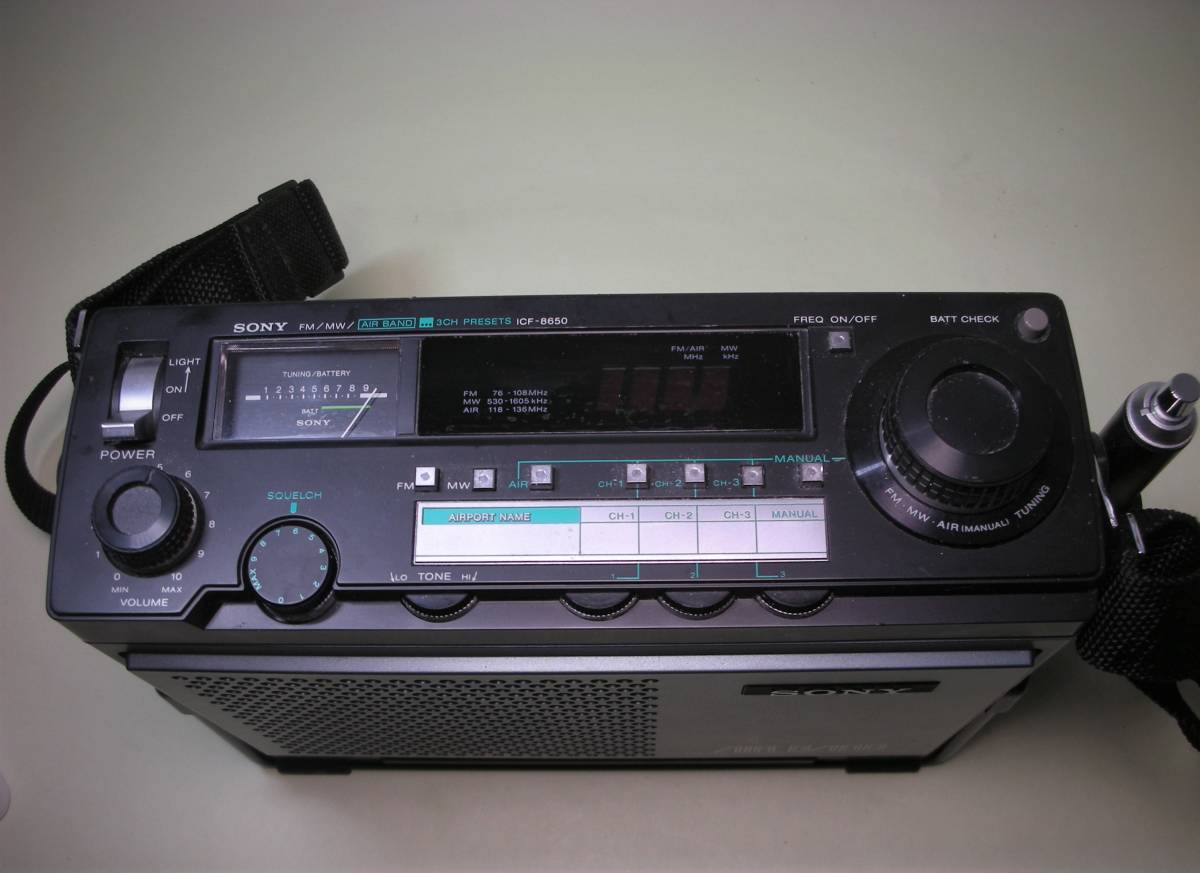 SONY ソニー ICF-8650 ラジオ ベルト付き(アンティーク)｜売買された