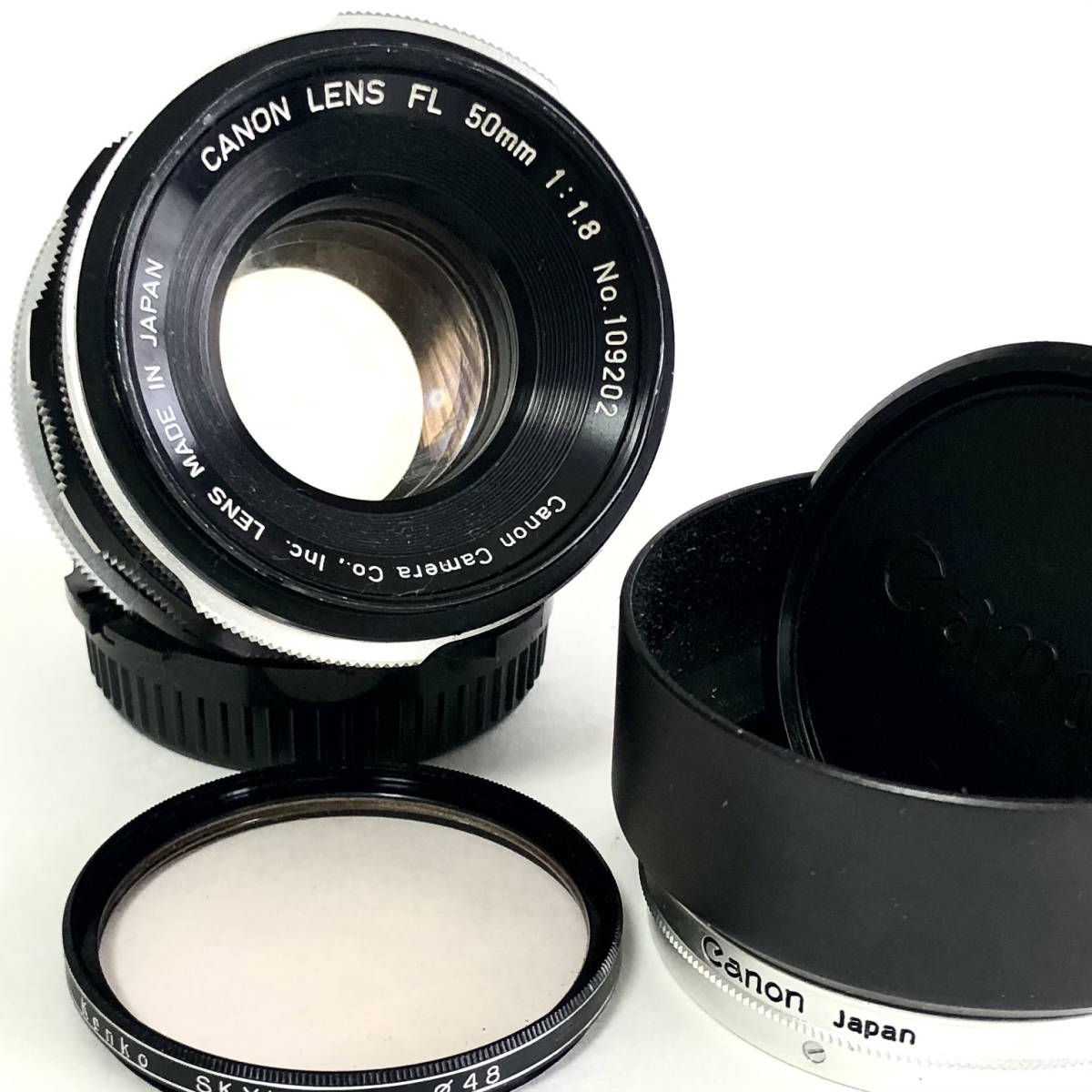 赤字超特価，大人気 美玉 FL 50mm 1:1.8(キヤノン)｜売買されたオークション情報、yahooの商品情報をアーカイブ公開 - オークファン キヤノン