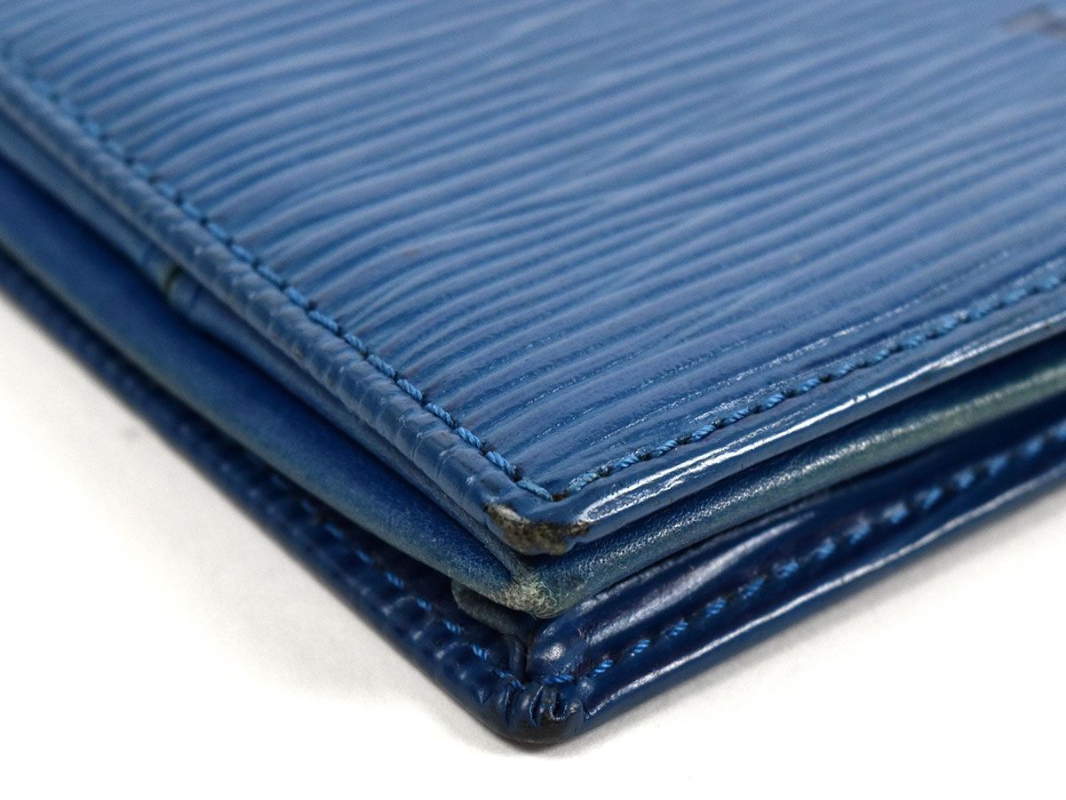 【✨良品✨】ルイヴィトン エピ ケース ポルトモネボワット ブルー 118664☆ LOUIS VUITTON ルイ ヴィトン エピ ポルトモネボワット