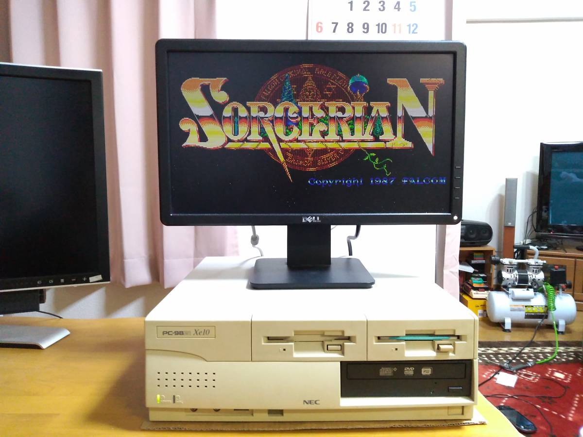 PC-9821】NEC PC-9821Xe10 2FDD仕様 動作確認済み HDD内蔵 メモリー