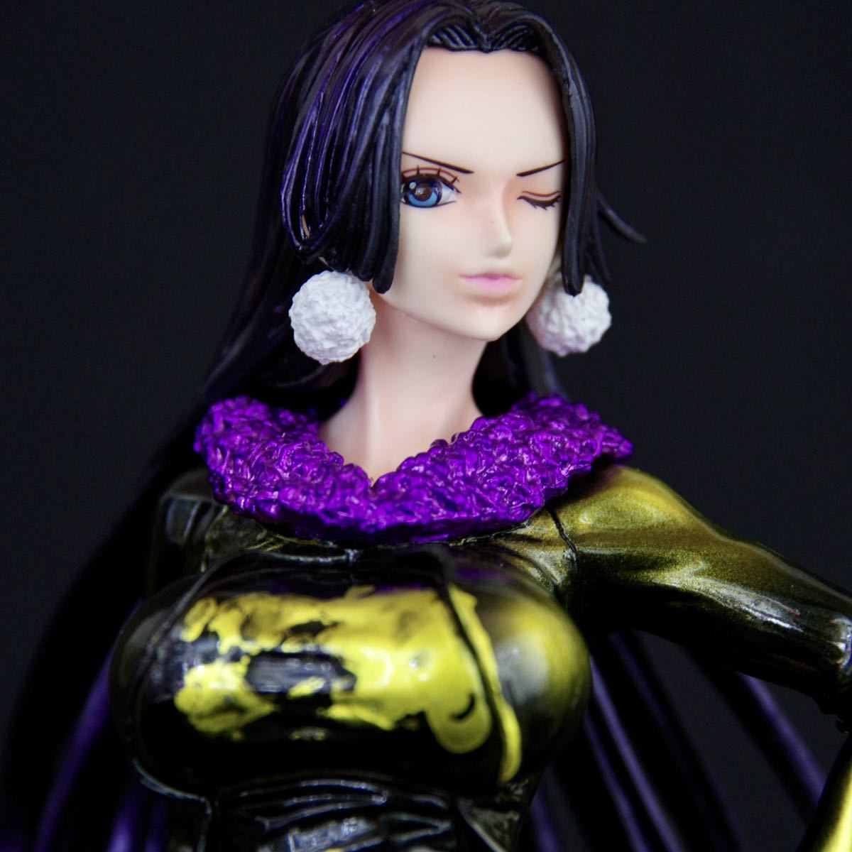 ワンピース リペイント フィギュア ハンコック 一番くじ ワンピース