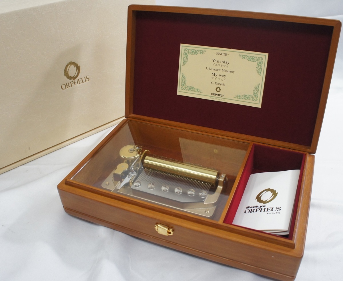 【人気，品質保証】 215 SANKYO ORPHEUS オルフェウス オルゴール DX423 イエスタデイ マイウェイ 3409N2 /1ｂ(オルゴール)｜売買されたオークション情報、yahooの商品情報をアーカイブ公開 - オークファン オルゴール
