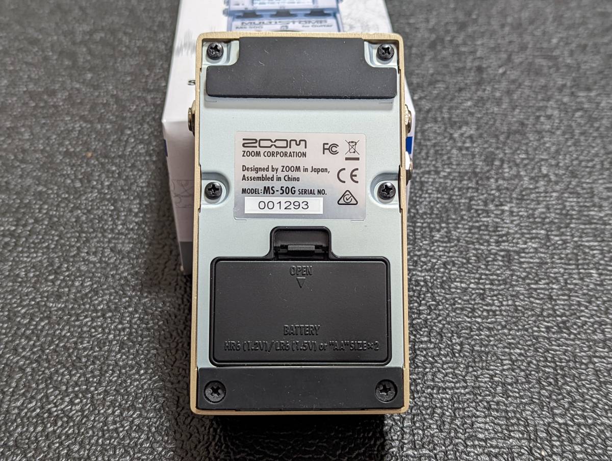 中古】ZOOM MS-50G-I MultiStomp Guitar Pedal Gold Limited MS-50Gの