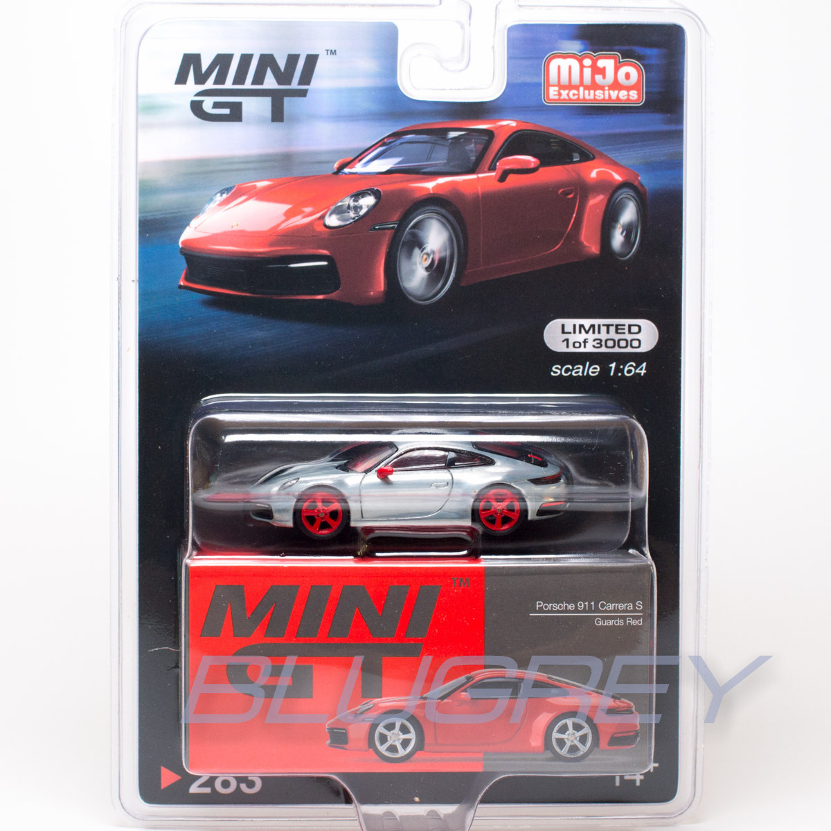 レア！チェイス】MINI GT 1/64 ポルシェ 911 992 カレラ S ガーズ
