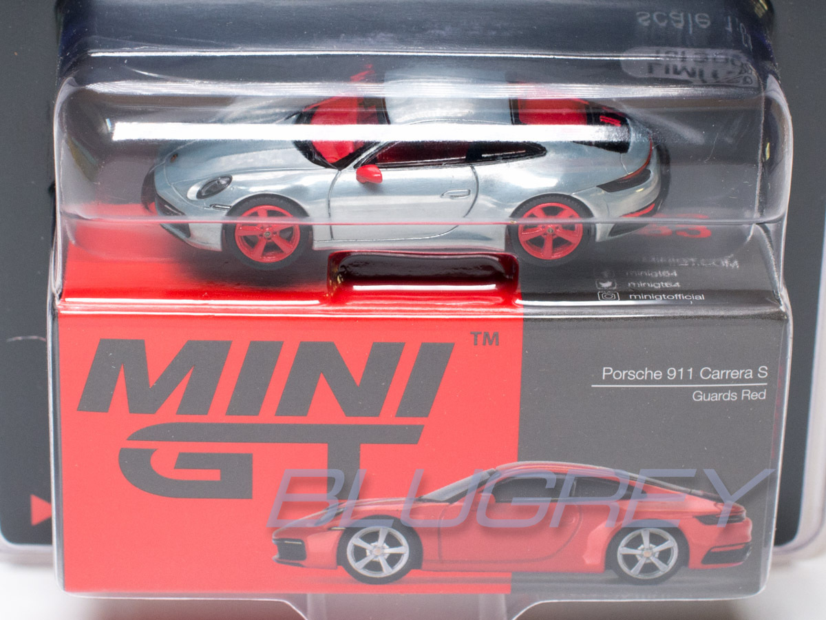 レア！チェイス】MINI GT 1/64 ポルシェ 911 992 カレラ S ガーズ