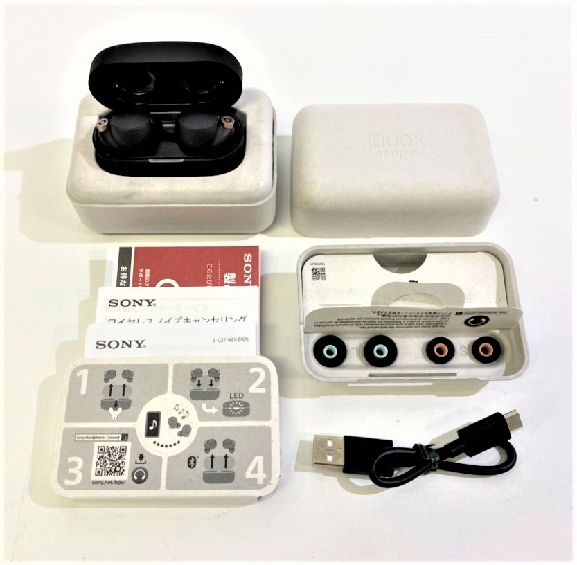 定番人気，大得価 SONY フルワイヤレスイヤホン ブラック WF-1000XM4 BM(その他)｜売買されたオークション情報、yahooの商品情報をアーカイブ公開 - オークファン その他