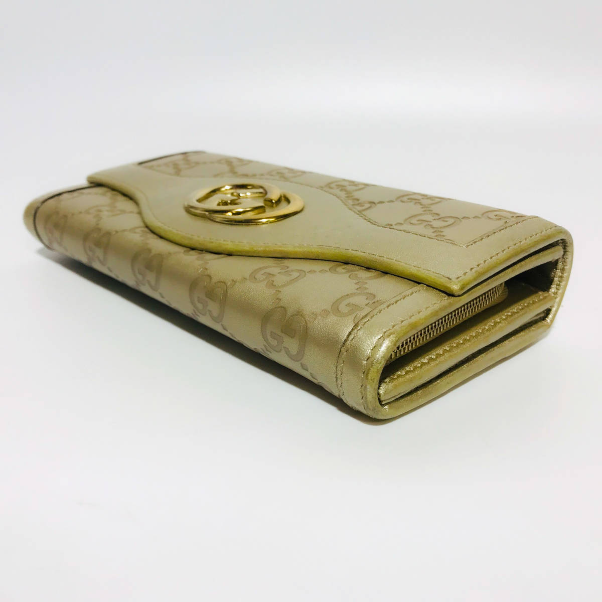☆1円スタート☆美品☆GUCCI グッチ インターロッキングG グッチシマ 