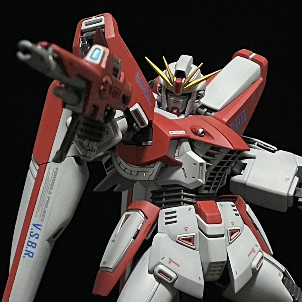 ガンプラ Mg 1 100 ガンダムf91 Ver 2 0 塗装済完成品 完成品 売買されたオークション情報 Yahooの商品情報をアーカイブ公開 オークファン Aucfan Com