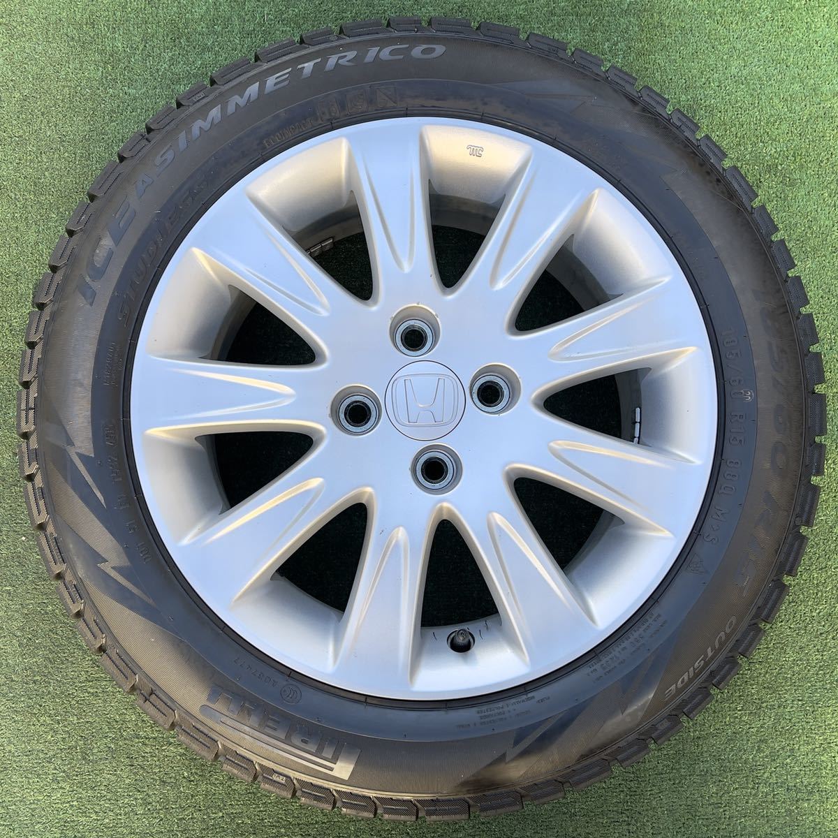 ホンダ 純正 15インチ アルミホイール ＆PIRELLI 185/60R15 4本セット