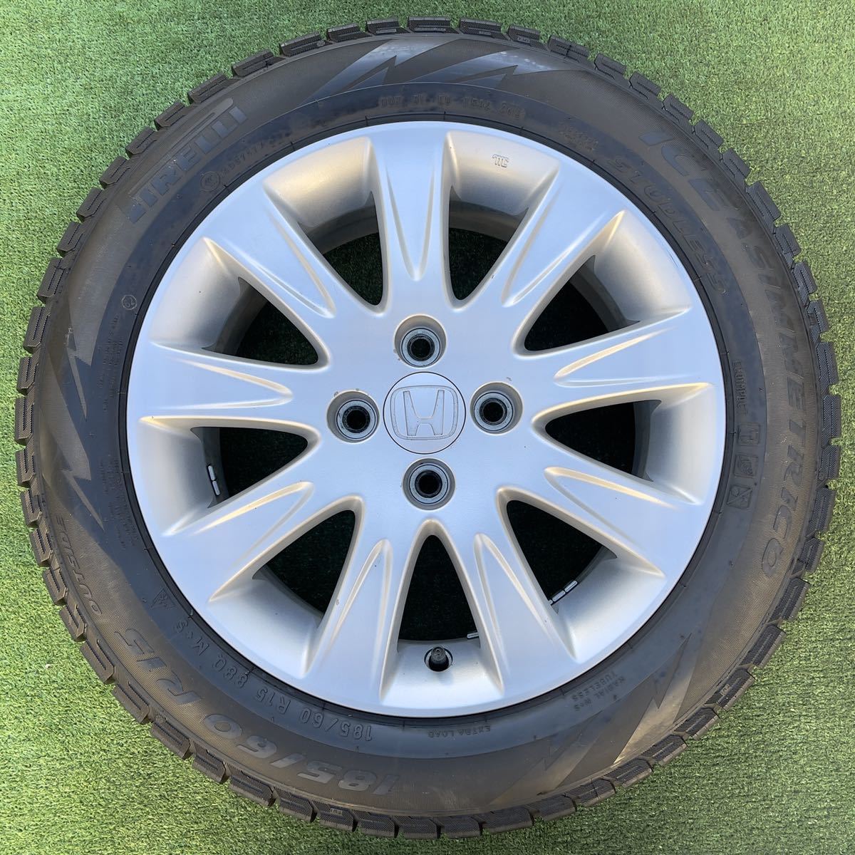 ホンダ 純正 15インチ アルミホイール ＆PIRELLI 185/60R15 4本セット