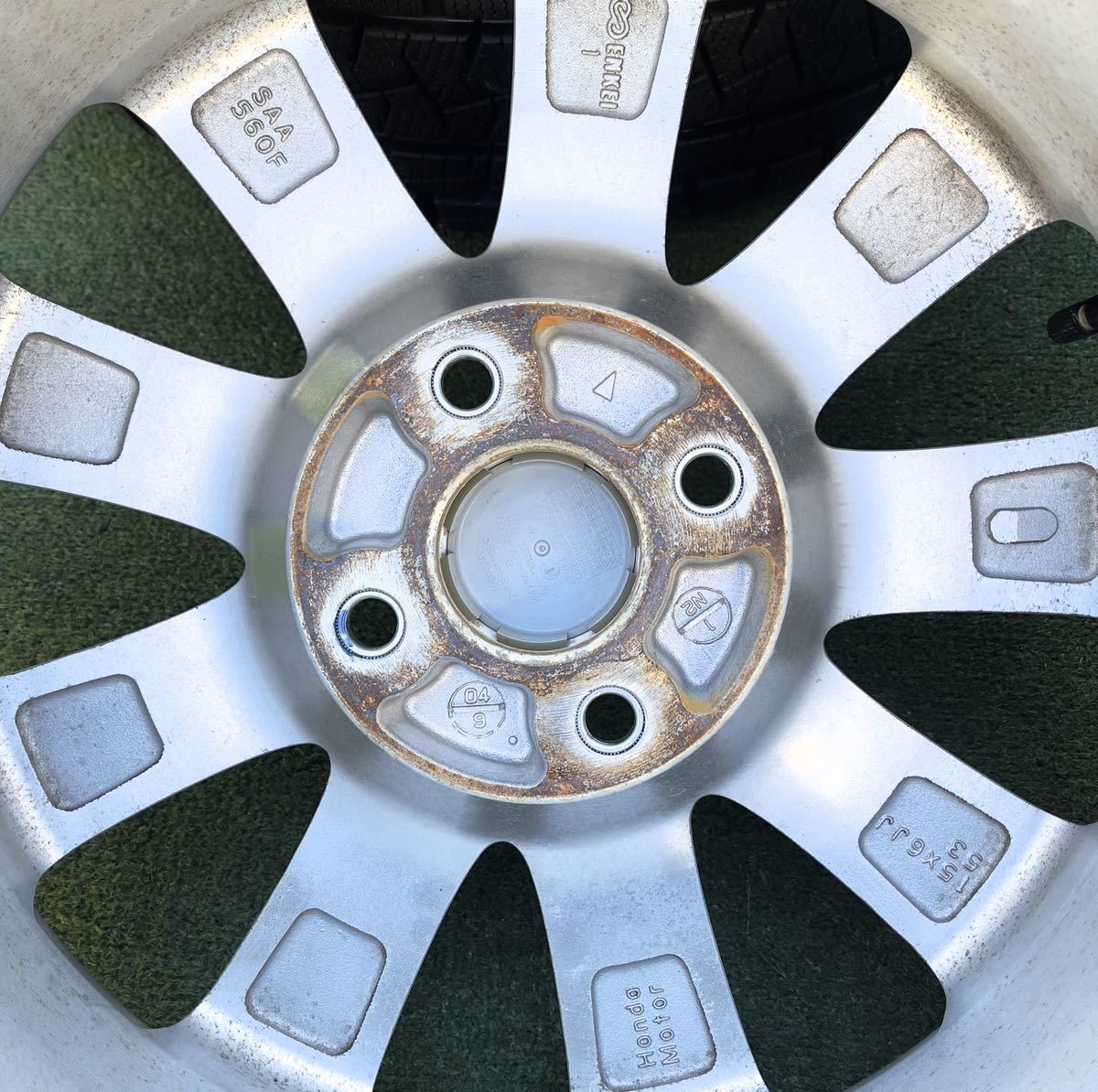 ホンダ 純正 15インチ アルミホイール ＆PIRELLI 185/60R15 4本セット