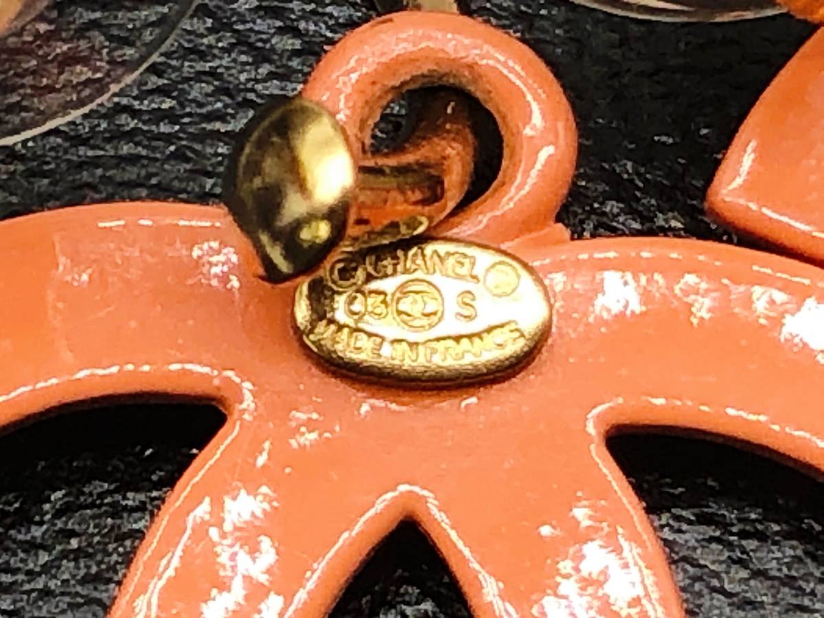 1円～ CHANEL シャネル スイングピアス 03S刻印 CCロゴ デカココ