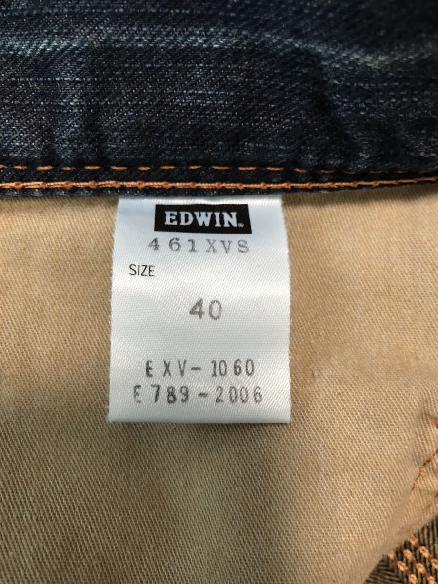 美品 EDWIN エドウィン☆EXCLUSIVE VINTAGE 461XVS シンチバック タブ 