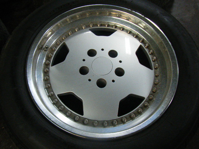 ベンツ AMGタイプ 16インチアルミホイールとタイヤ 検索 W108 113 W126 