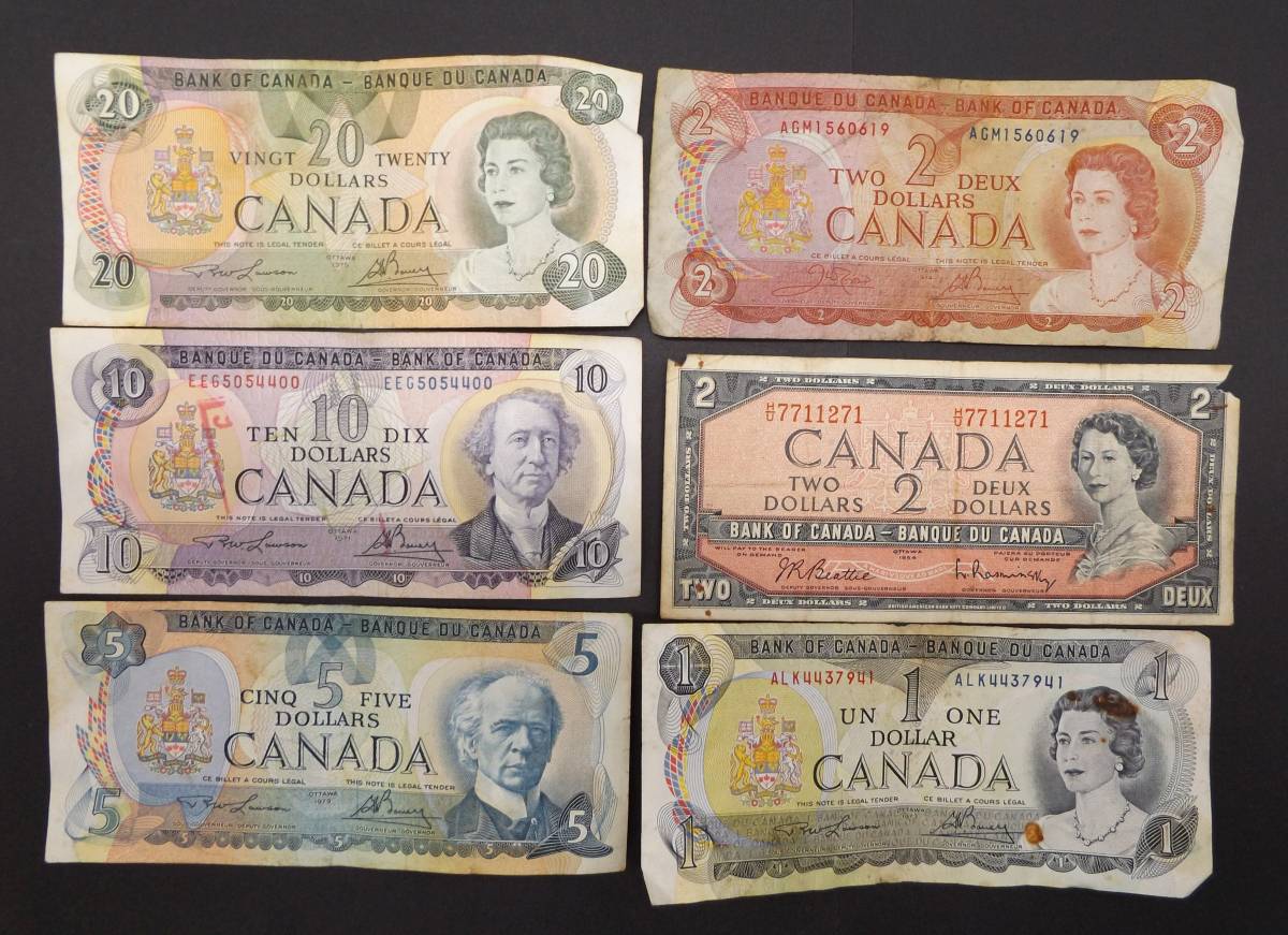 カナダドルの種類（紙幣・コイン）と現金での支払いの注意点 [カナダ 世界