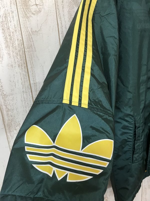 594☆【90s ヴィンテージ 裏ボア ナイロンジャケット】adidas 