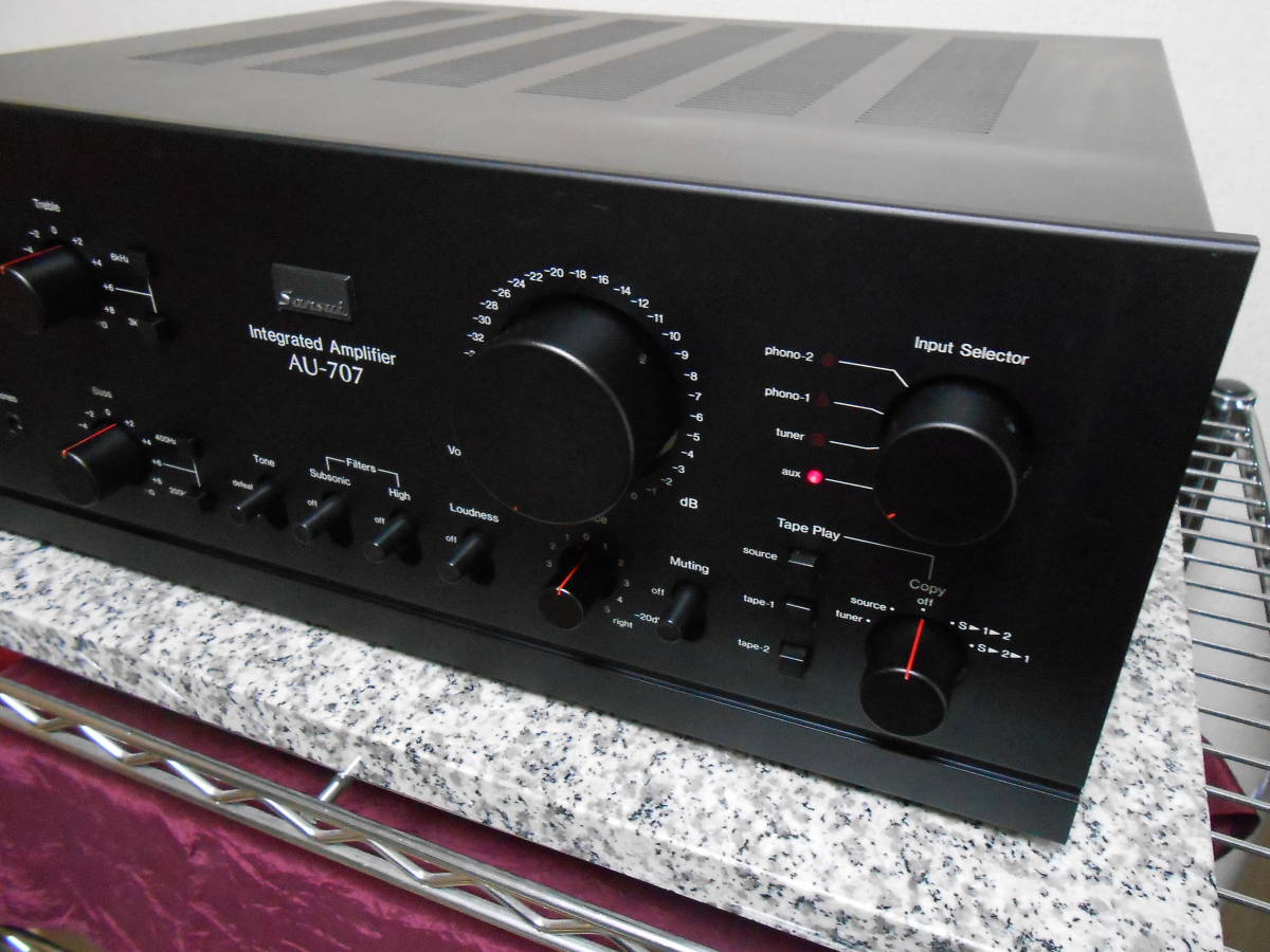 SANSUI AU-707 プリメインアンプ 本体 安い