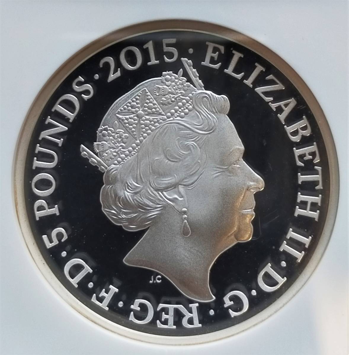 ☆1円出品《鑑定枚数7枚・ナポレオン最後の戦い》2015年 イギリス 5 