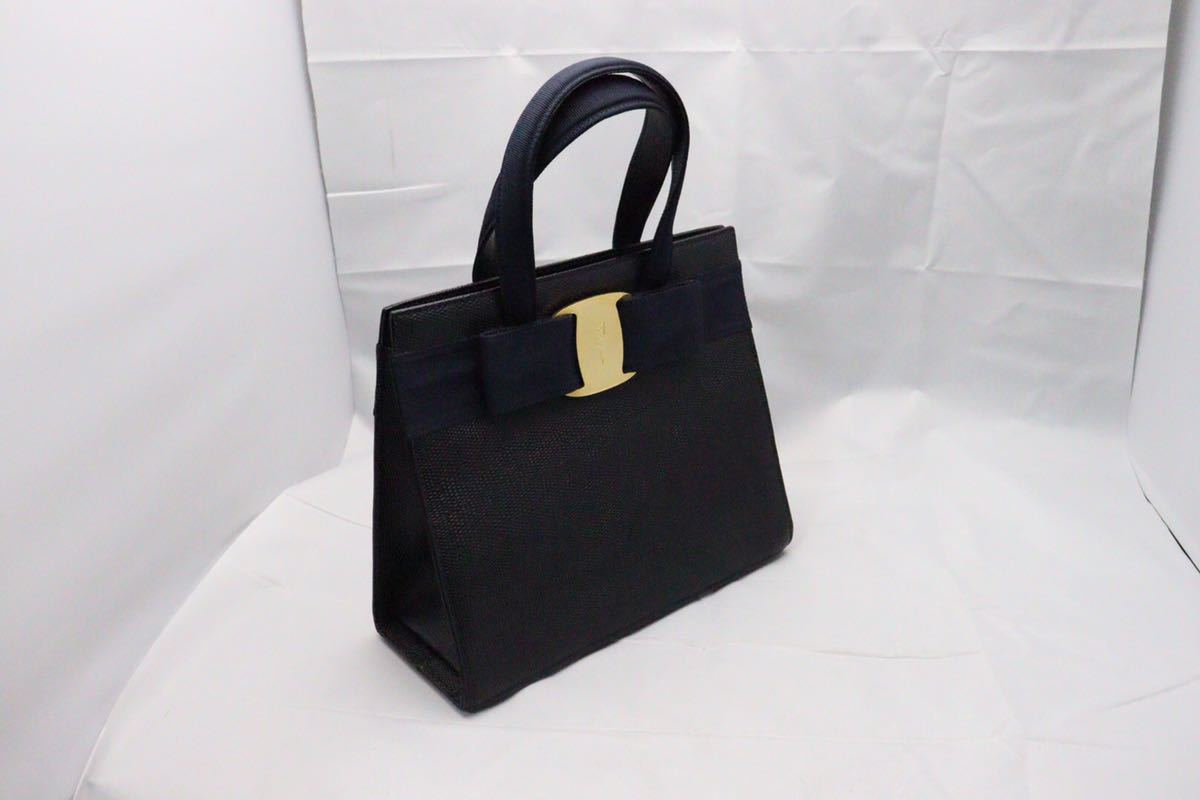 Ferragamo ヴァラ - | レザー Salvatore フェラガモ パンプス リボン
