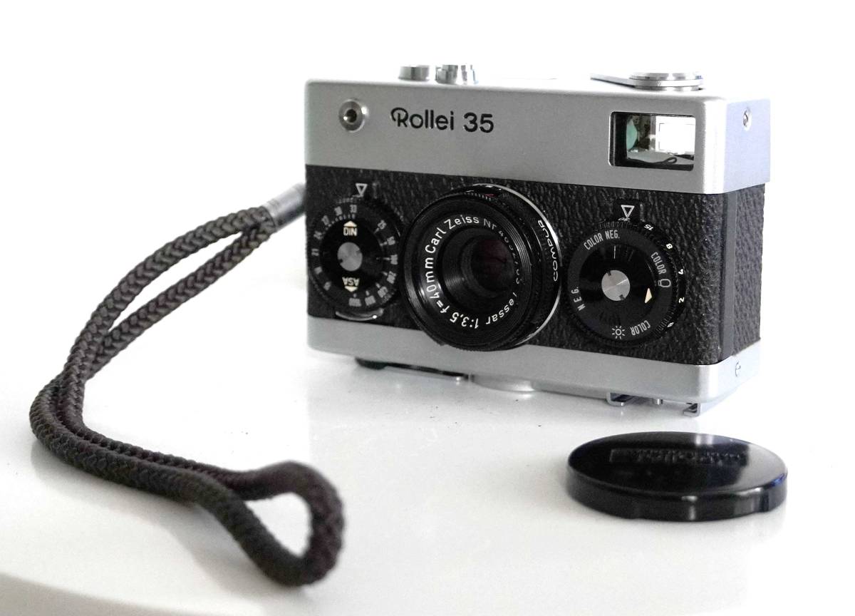 希少ドイツ製★ローライ Rollei 35 tessar 40mm F3.5 Germany ドイツ★シャッターOK★ストラップ付き★#2671 0 Rollei Tessar フィルムカメラ 超希少★ 安値