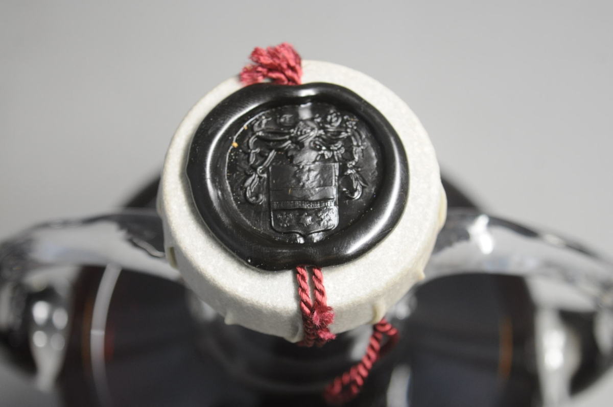 古酒 CRISTALLERIE HARTZVILLER fait main クリスタルボトル 