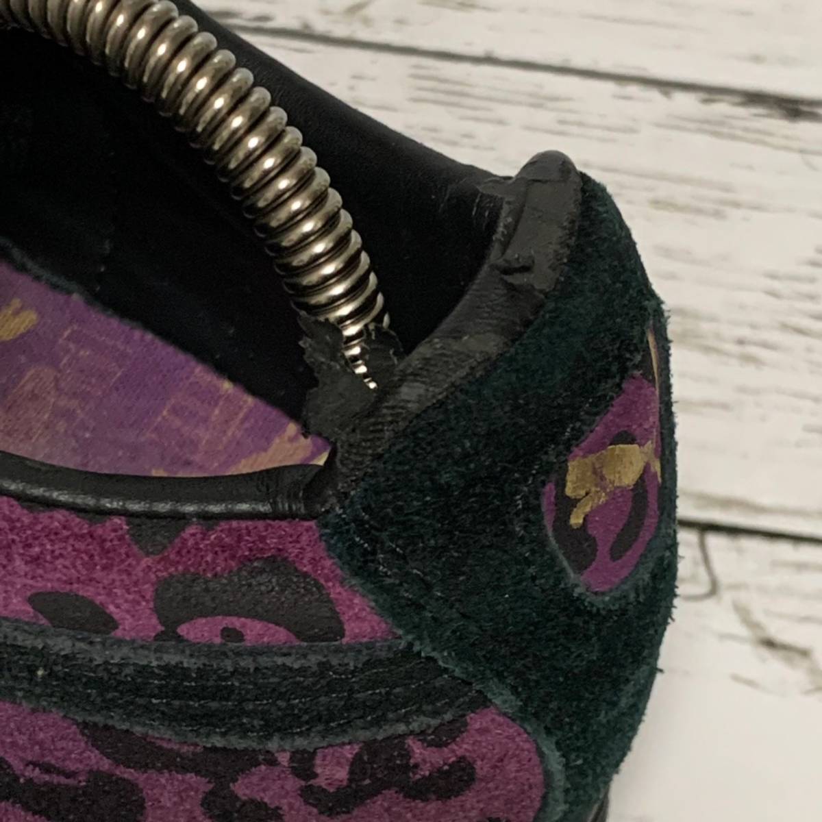 R777b PUMA SUEDE Animal プーマ スウェード アニマル 26cm 豹柄 