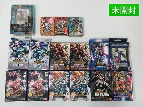 sA390b [未開封] ガンダムウォー スターター ボックス まとめ 知略の