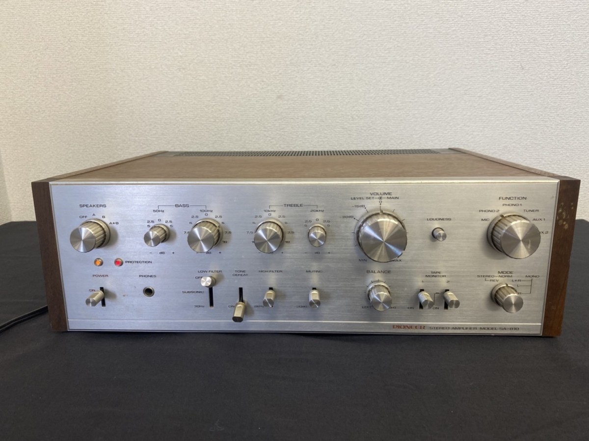 Pioneer プリメインアンプ SA-810 パイオニア ▽ 6BA9A-1 SA-810