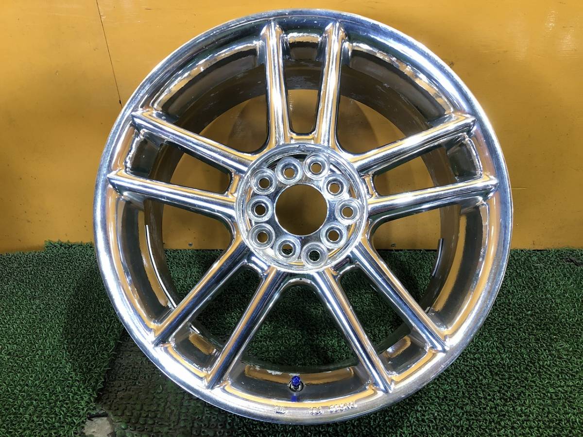 No.704 17インチ メッキホイール 17×7JJ オフセット＋50 5穴 PCD100  
