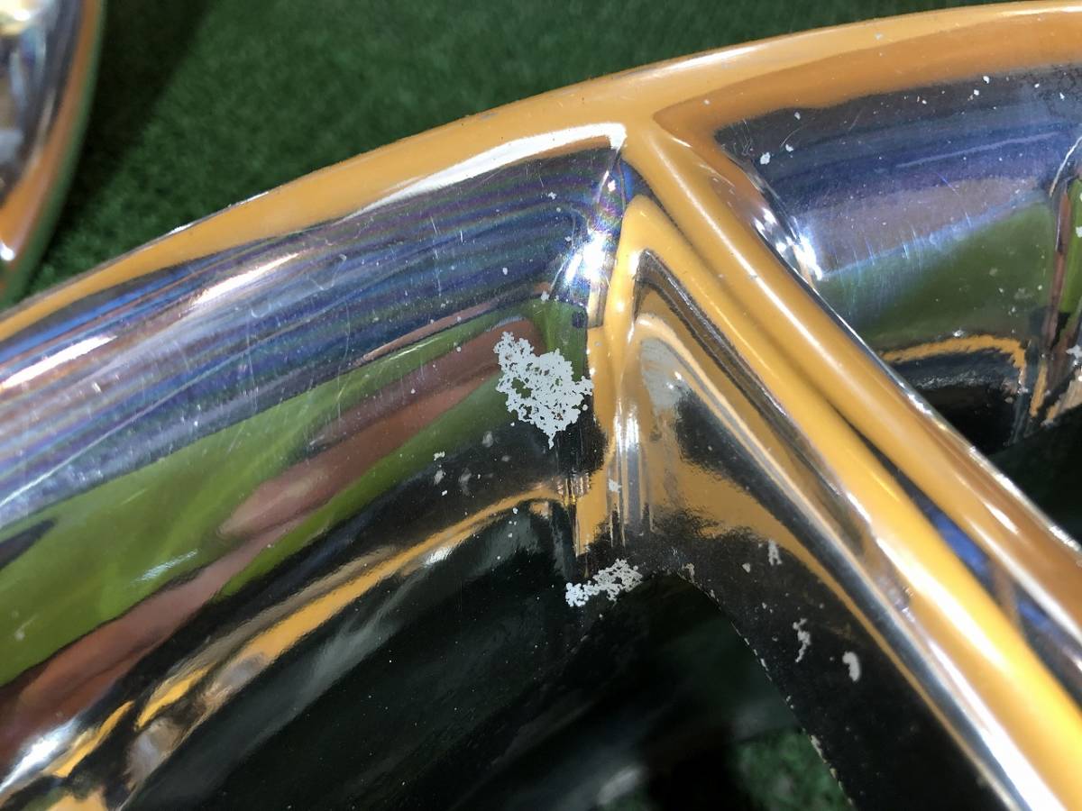No.704 17インチ メッキホイール 17×7JJ オフセット＋50 5穴  