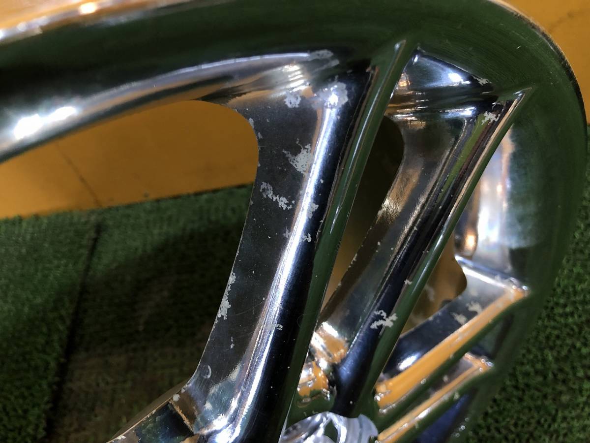 No.704 17インチ メッキホイール 17×7JJ オフセット＋50 5穴  