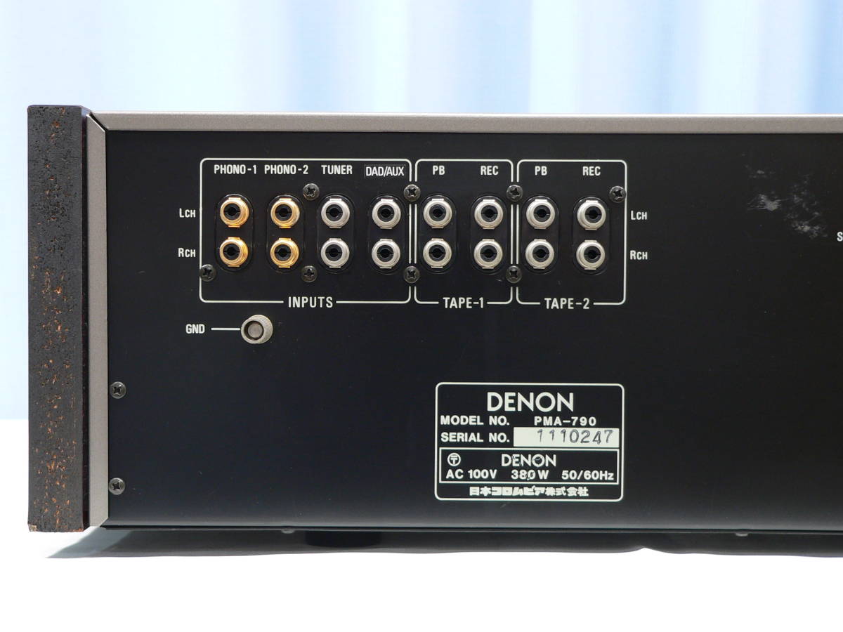 □□DENON PMA-790 プリメインアンプ デノン□□034550003J