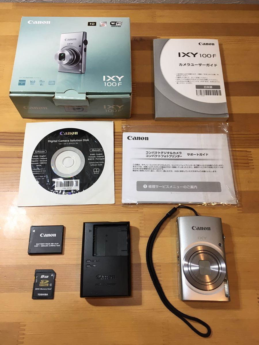 Canon IXY 100F HD Wi-Fi キャノン イクシ デジタルカメラ デジカメ コンパクトデジカメ