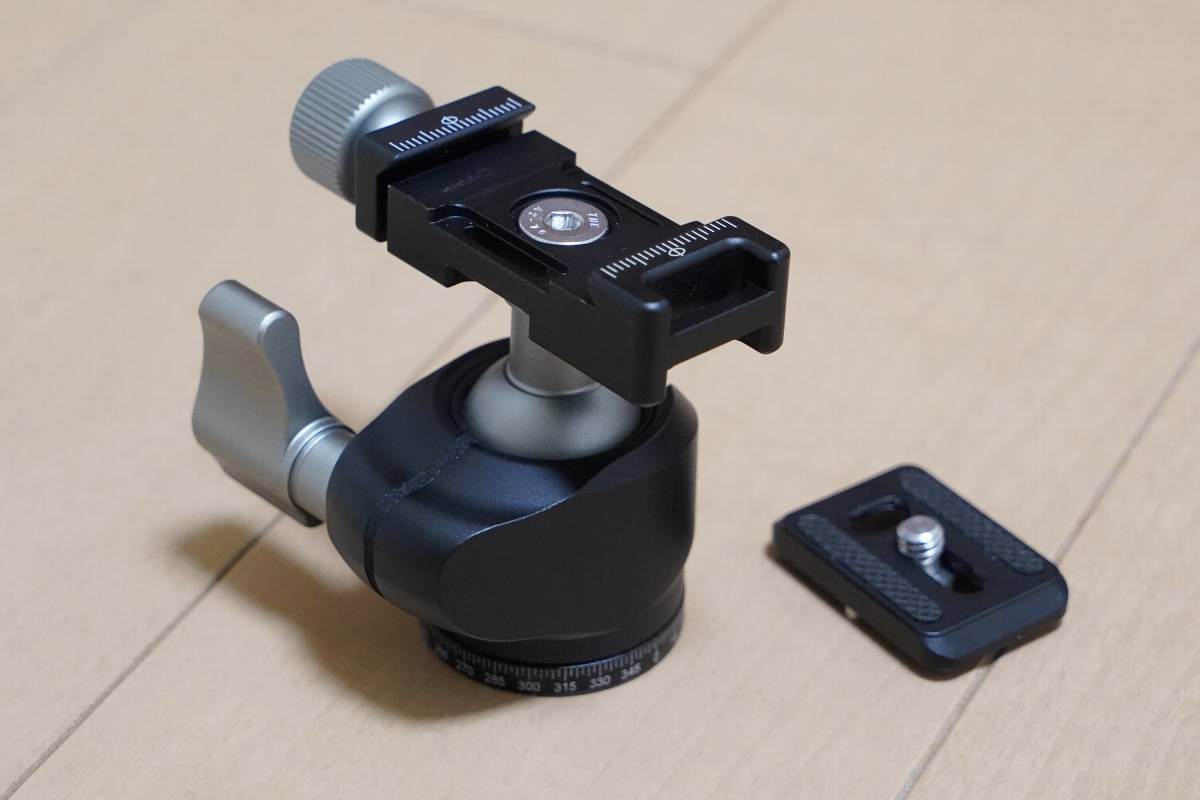 Leofoto LH-25 自由雲台 ボールヘッド 美品！ LH-25 Leofoto 自由雲台 Leofoto&frasl;レオフォト 雲台 6カ月保証特別