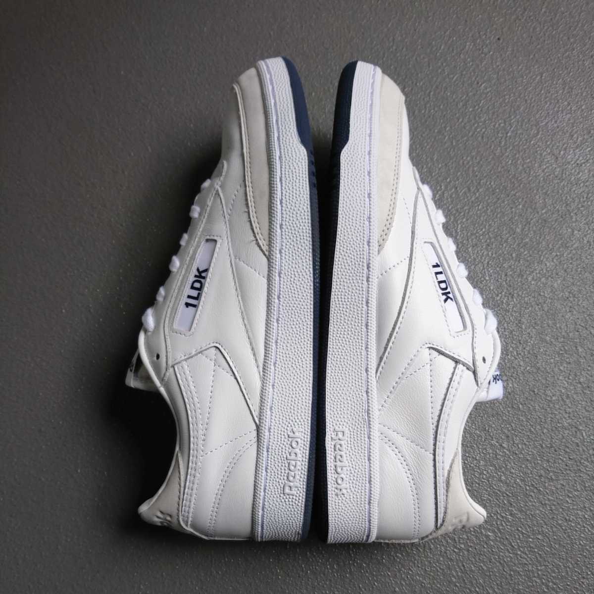 極美品】1LDK × Reebok Club C 85 US9.5 27.5cm ホワイト リーボック 