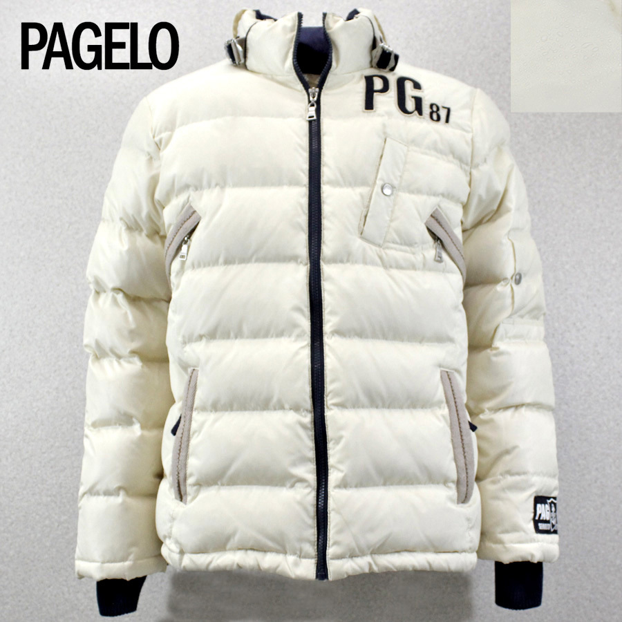 【格安，人気】 相場価格￥58 000- PAGELO パジェロ アンジェロ 撥水加工 ワッペン付 肉厚ダウンジャケット クリーム M メンズ 紳士-(Mサイズ)｜売買されたオークション情報、yahooの商品情報をアーカイブ公開 - Mサイズ