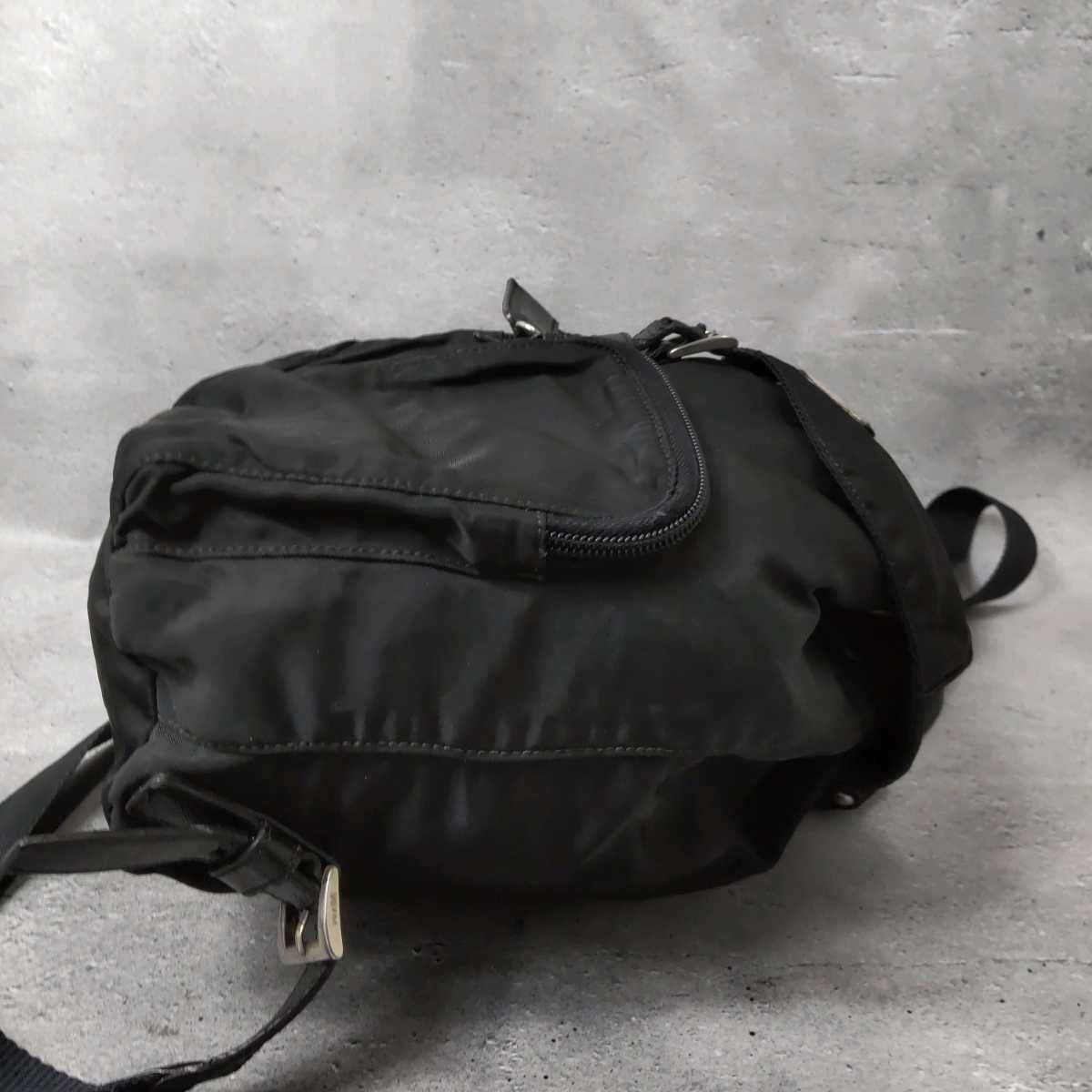 1円～【極美品】PRADA プラダ B5885F テスートナイロン 巾着型 