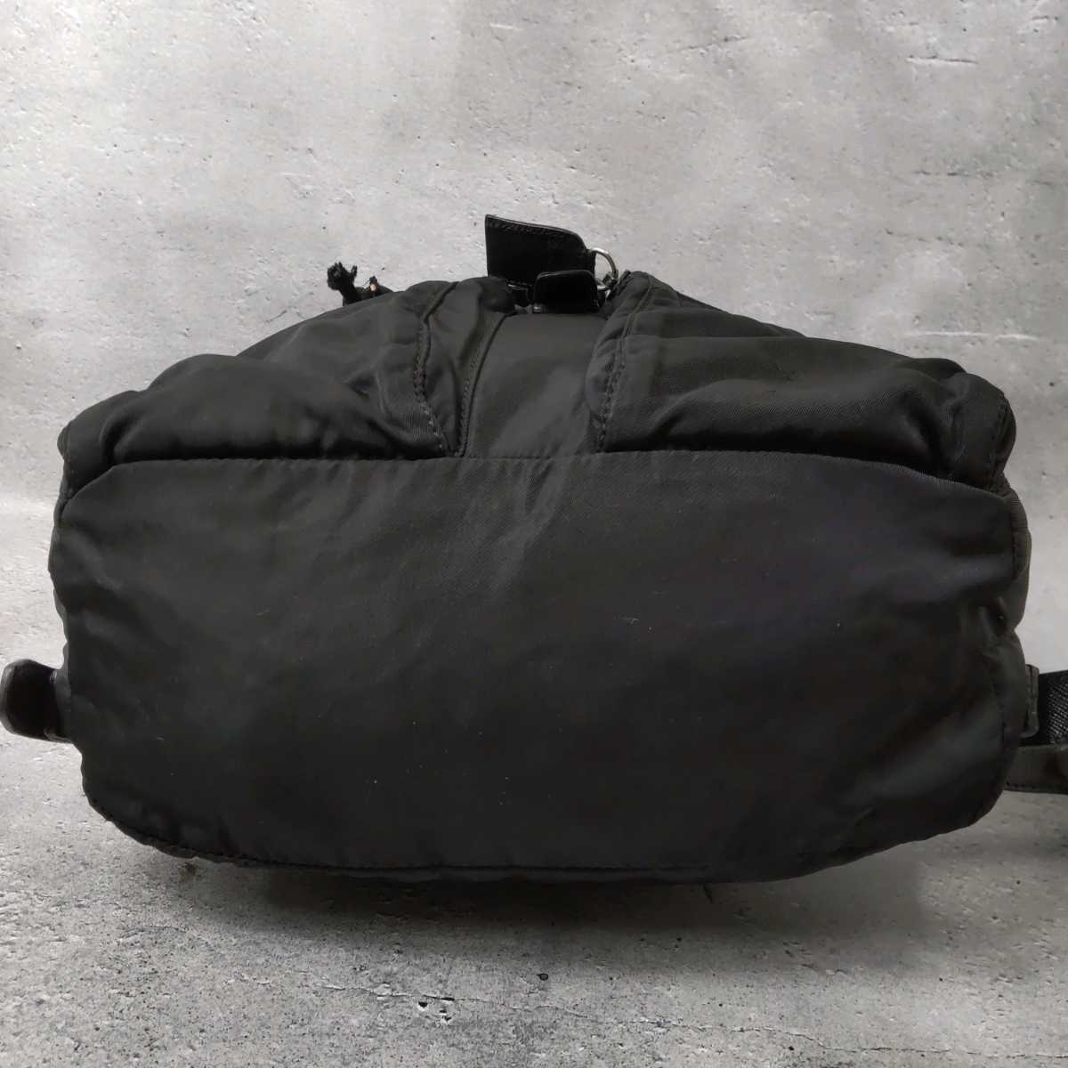 1円～【極美品】PRADA プラダ B5885F テスートナイロン 巾着型 