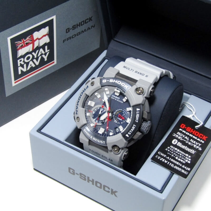 美品 CASIO G-SHOCK Gショック GWF-A1000RN-8AJR ROYAL NAVY FROGMAN 