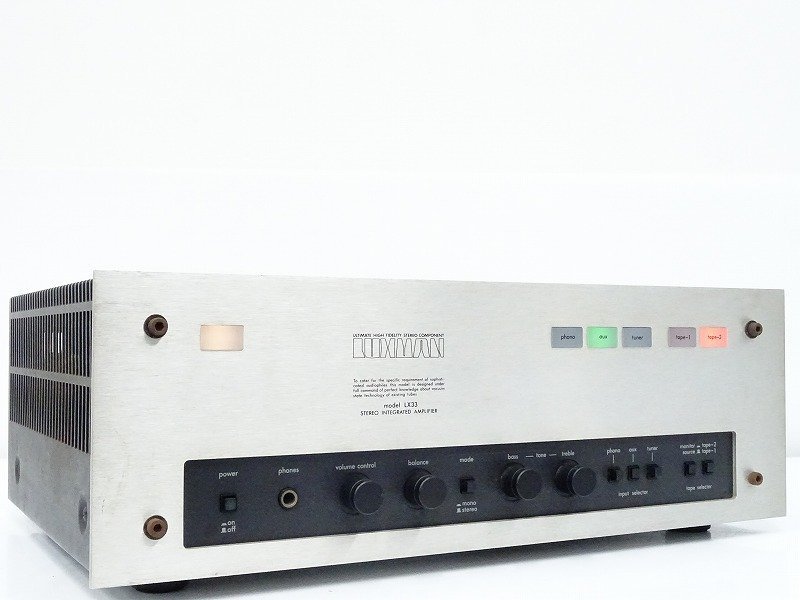 □□LUXMAN LX33 真空管 プリメインアンプ LX-33 ラックスマン