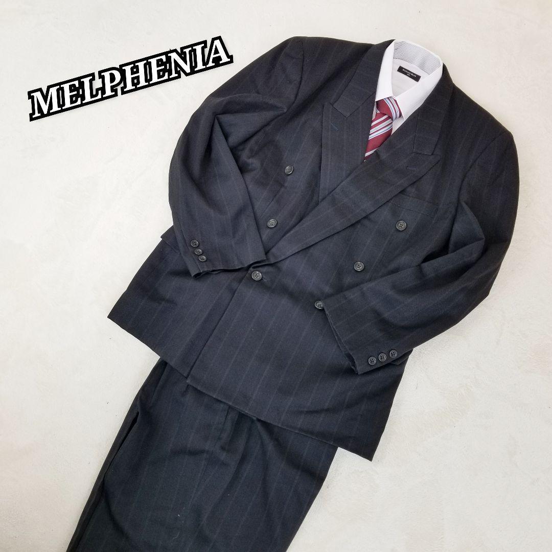 1円スタート】 MELPHENIA スーツ セットアップ ストライプ 菅田将暉 