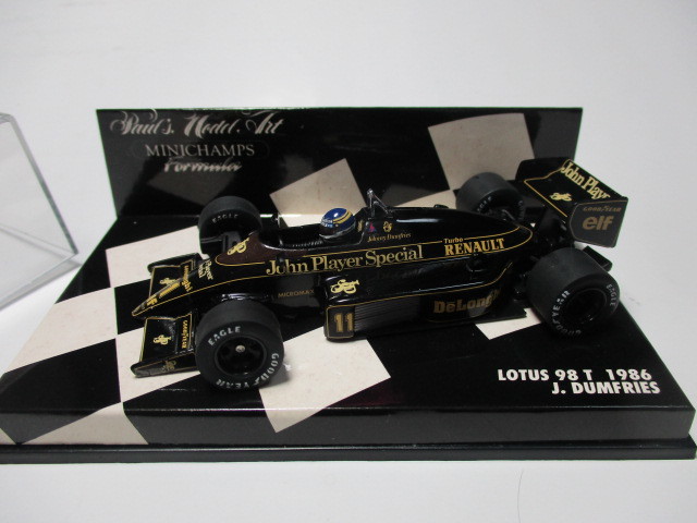 即決 PMA ミニチャンプス 1/43 ロータス 98T ルノー 1987年 №11 
