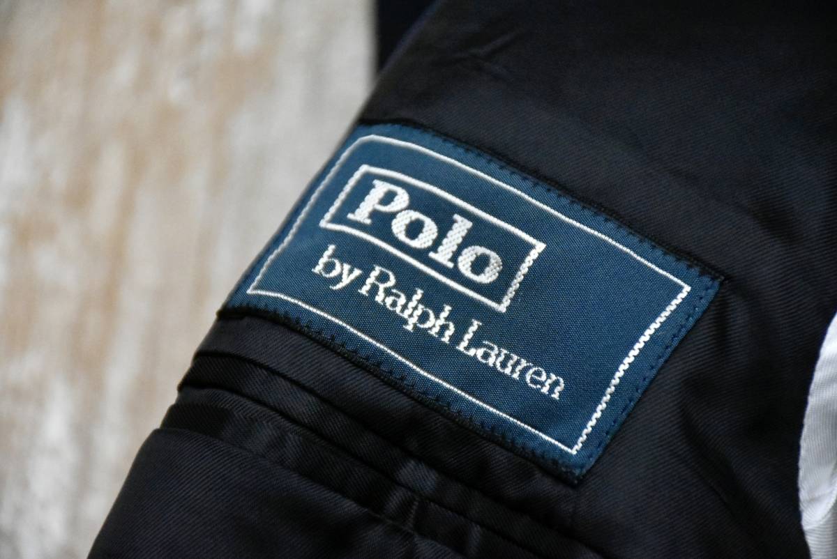 希少 良品 イタリア製 POLO RALPH LAUREN ポロラルフローレン 銀ボタン