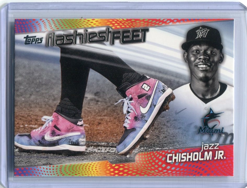 2022 Topps Series 1 インサートカード Flashiest Feet Jazz Chisholm 