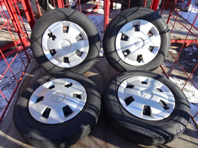 人気，送料無料 宮城大崎発 DUNLOP ENASAVE 145/80R13 スズキキャップ 13&times;4.00B 4穴 100 4本 ラジアル 夏タイヤ 手渡OK アルト ワゴンR等々 Bラ9(ラジアルタイヤ)｜売買されたオークション情報、yahooの商品情報をアー 4穴