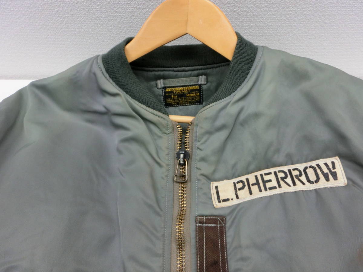 売れ筋大人気 PHERROW'S フライトジャケット MA-1 MIL-J-8279 Lサイズ